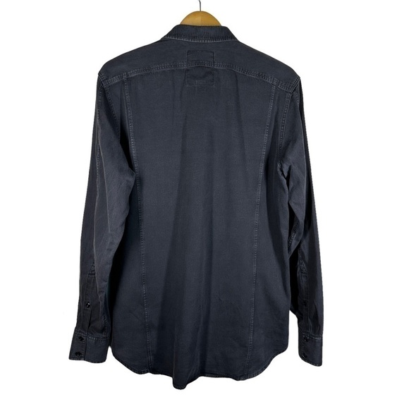 G Star Raw Marine Slim Shirt in Washed Black L - Picture 11 of 11